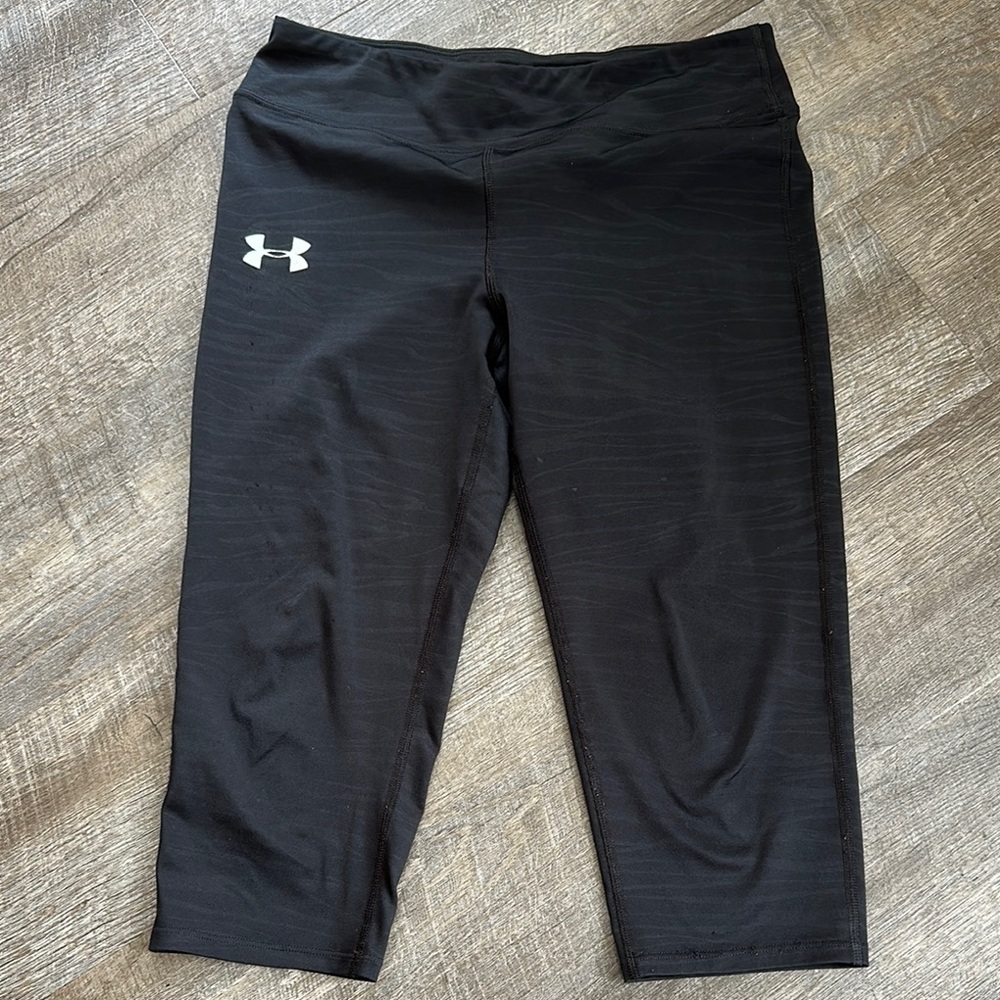 Under Armour Black Athletic Capris